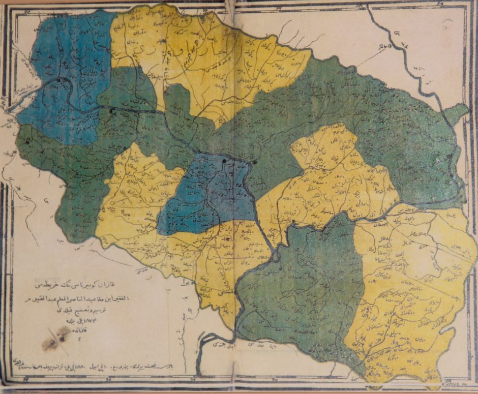 Карта Казанской губернии, XIX в.